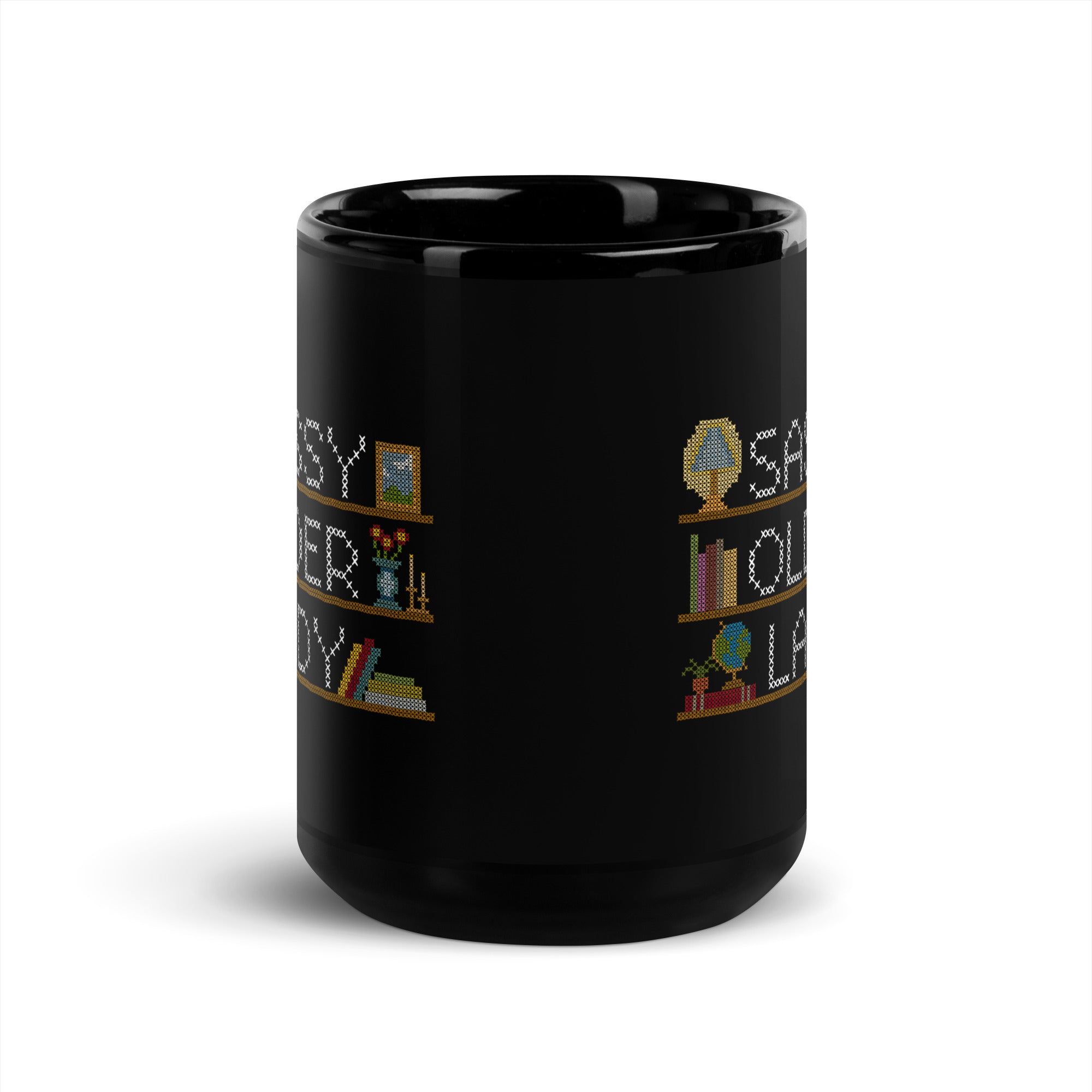 Sassy Older Lady Embroidery -  15oz Mug