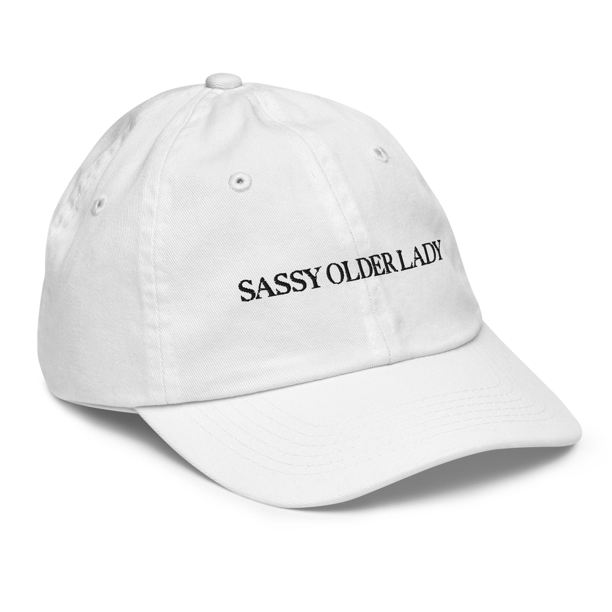 Sassy Older Lady - Youth Canvas Hat