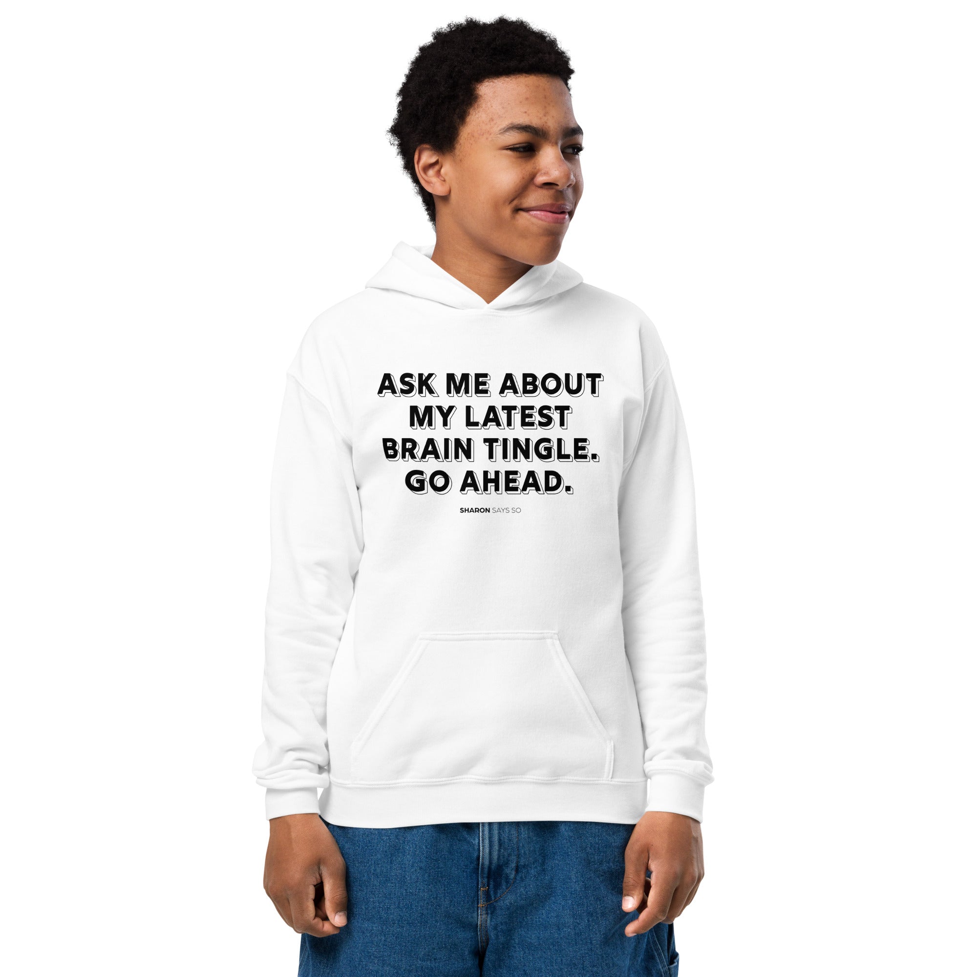 Brain Tingles - Youth Heavy Blend Hoodie
